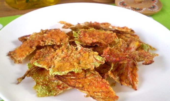 капустные чипсы