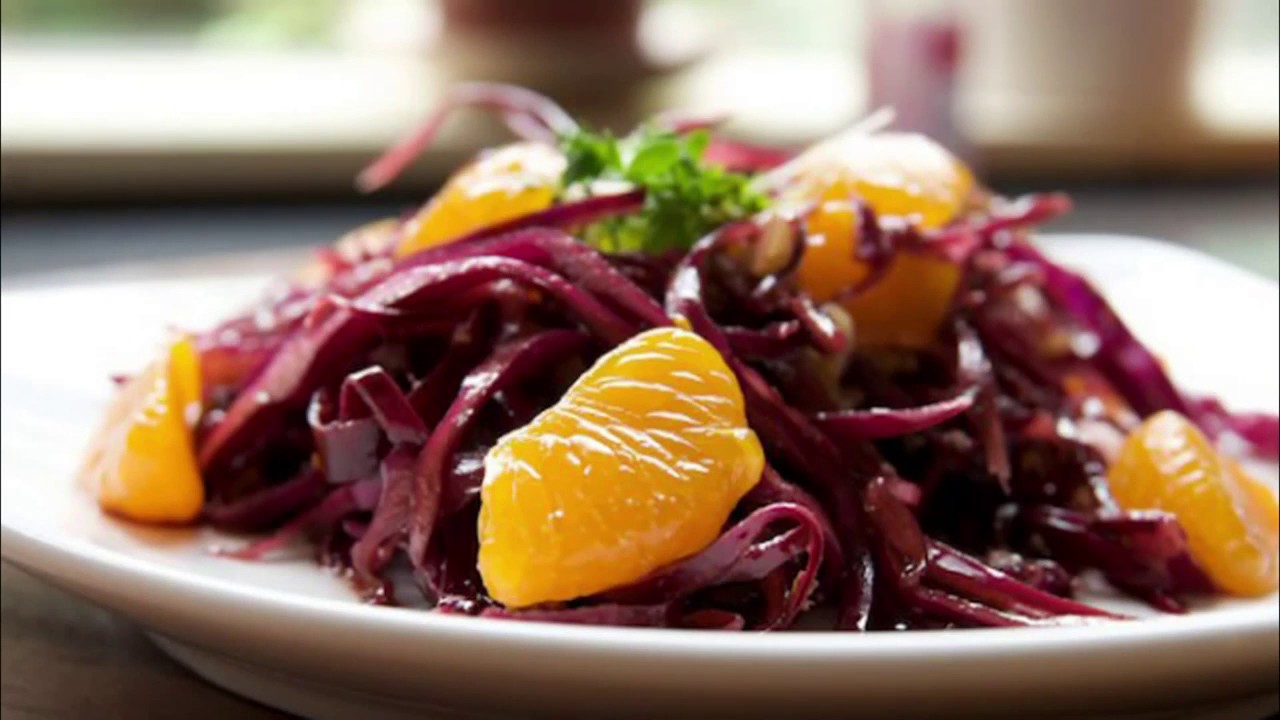 Салат из свеклы с мандаринами
