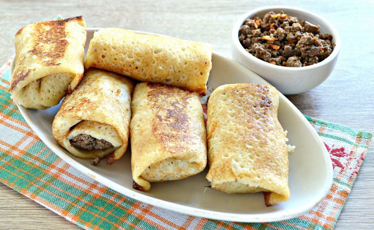 Блины с печенью