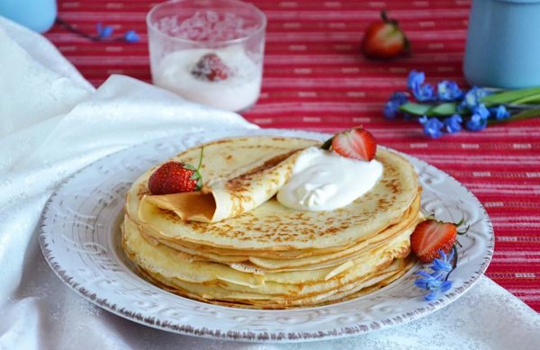Блины с лимонной кислотой
