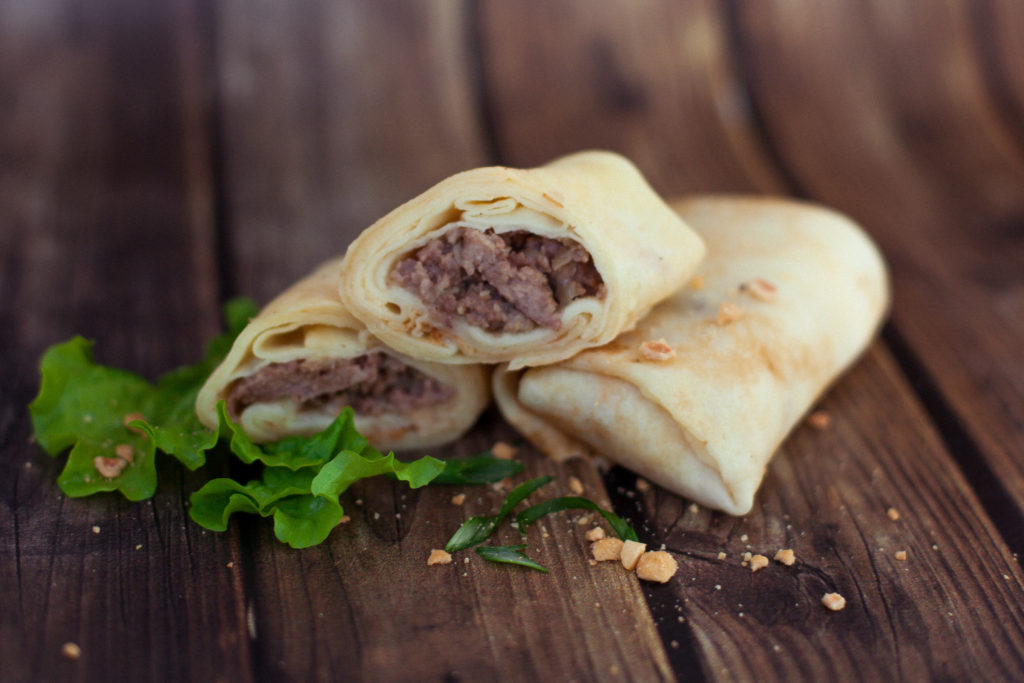 Мясная начинка для блинов из говядины