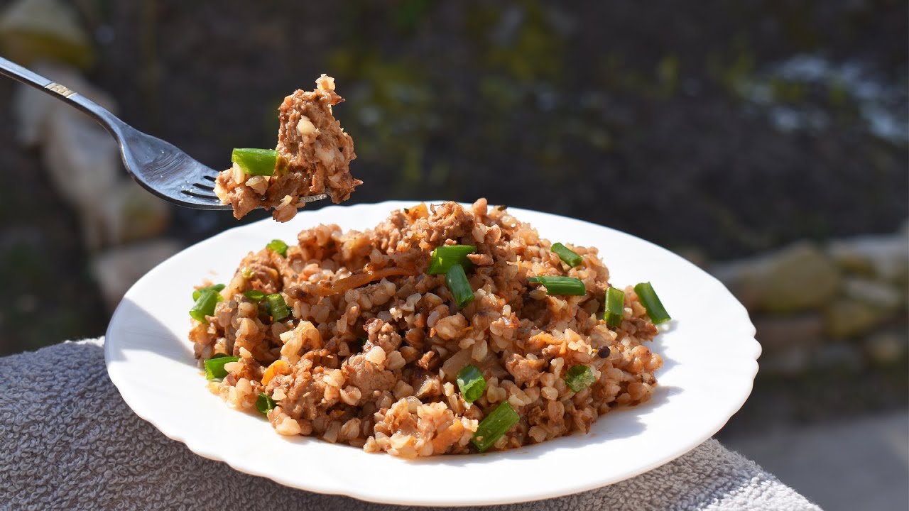 Гречка по-купечески с фаршем