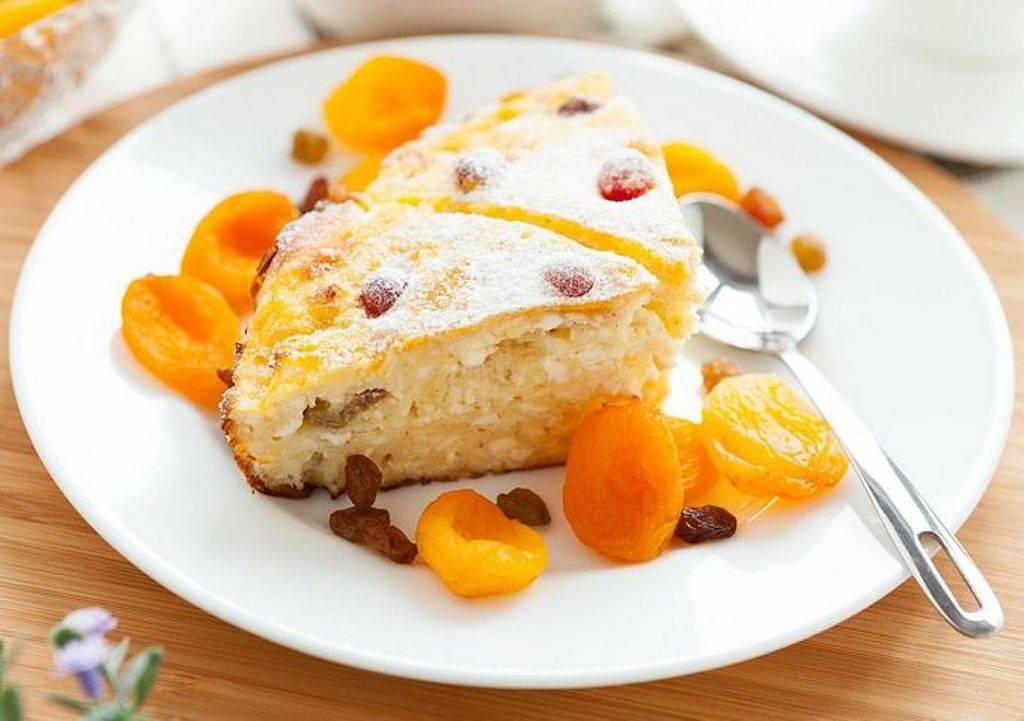Творожная запеканка без муки и манки