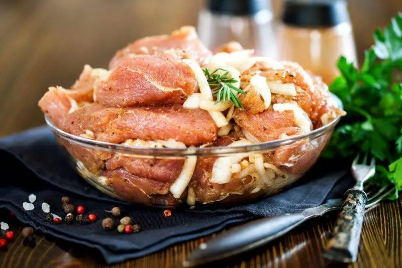 Шашлык, маринованный в пиве