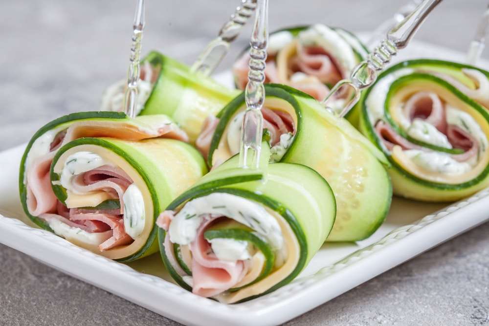 Огуречные рулетики