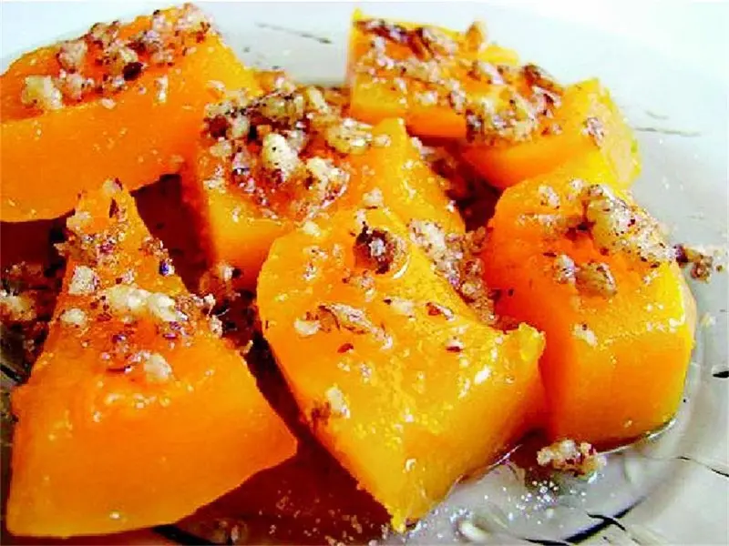 Тыква в духовке с медом