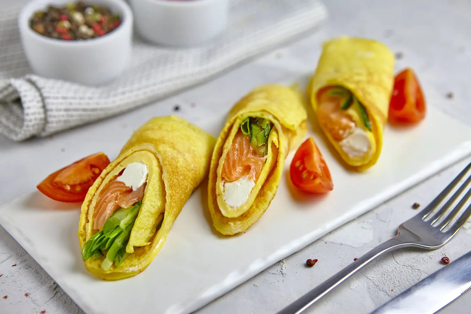 Ролл с сёмгой