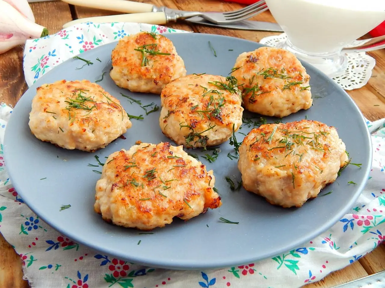 Быстрые рыбные котлетки