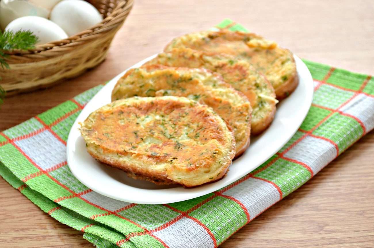 Гренки с яйцом