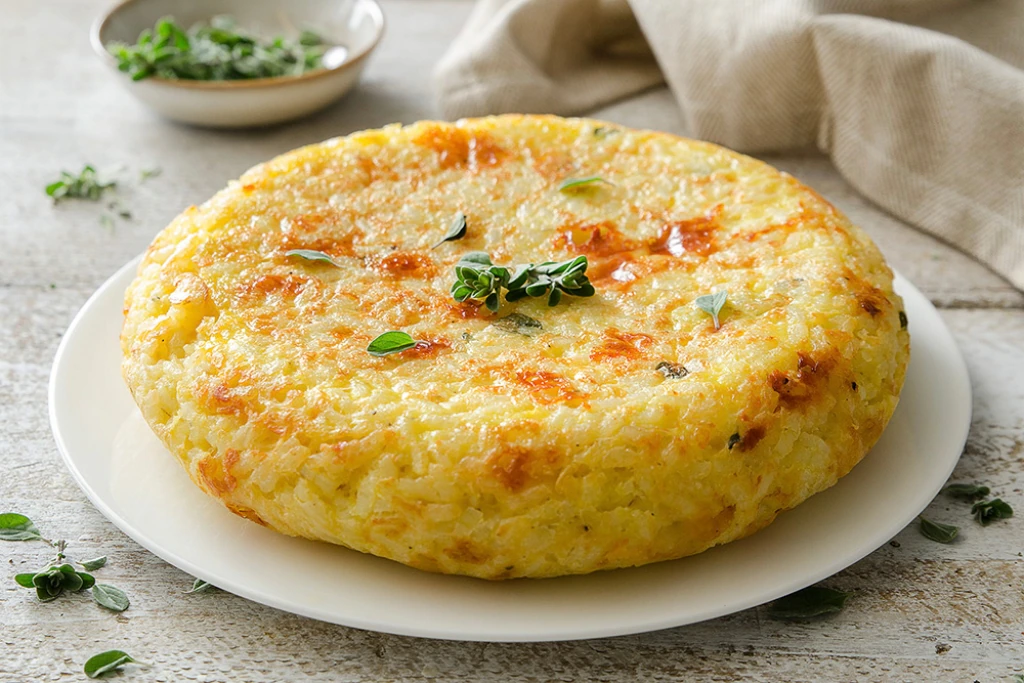 Омлет с рисом