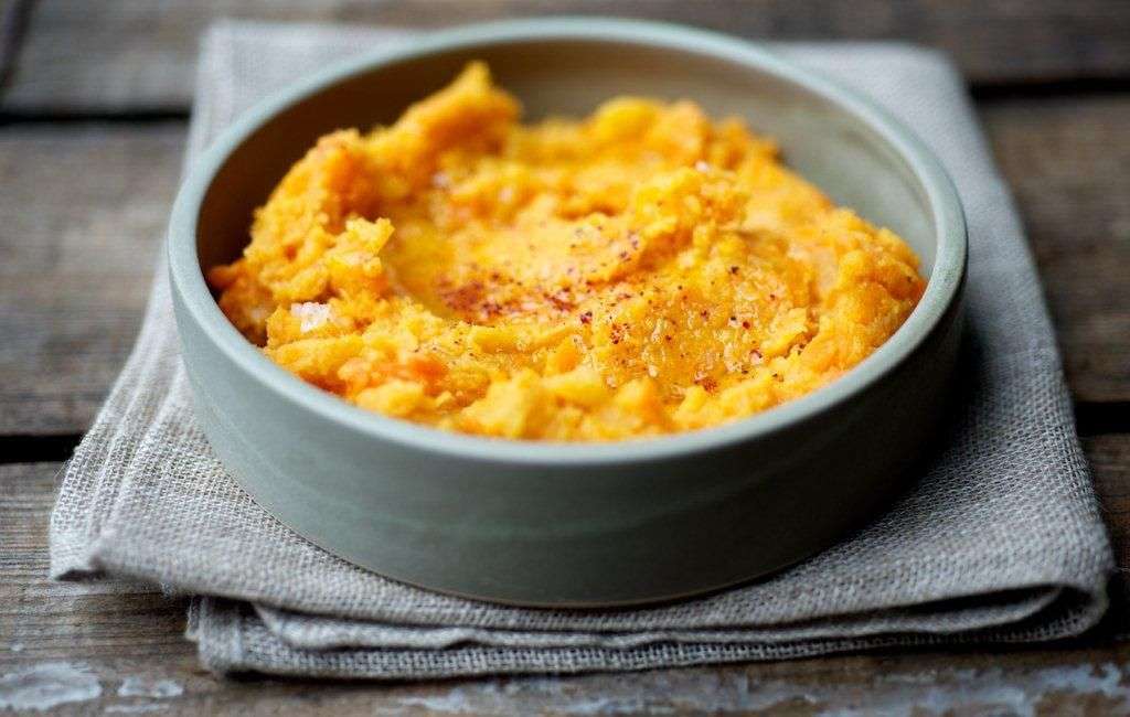 Картофельное пюре с морковью