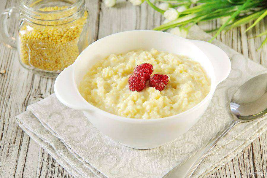 Пшенная каша с молоком