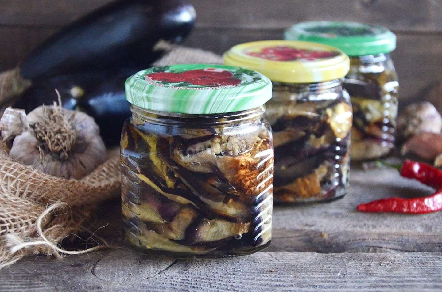 Жареные баклажаны маринованные
