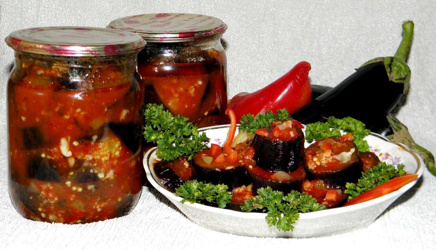 Жареные баклажаны на зиму
