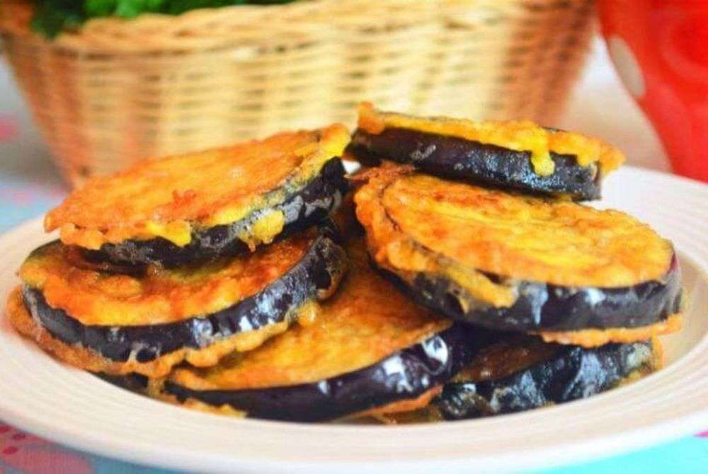 Жареные баклажаны с сыром