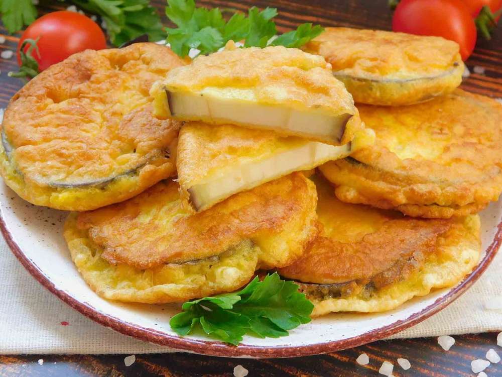 Жареные баклажаны в кляре
