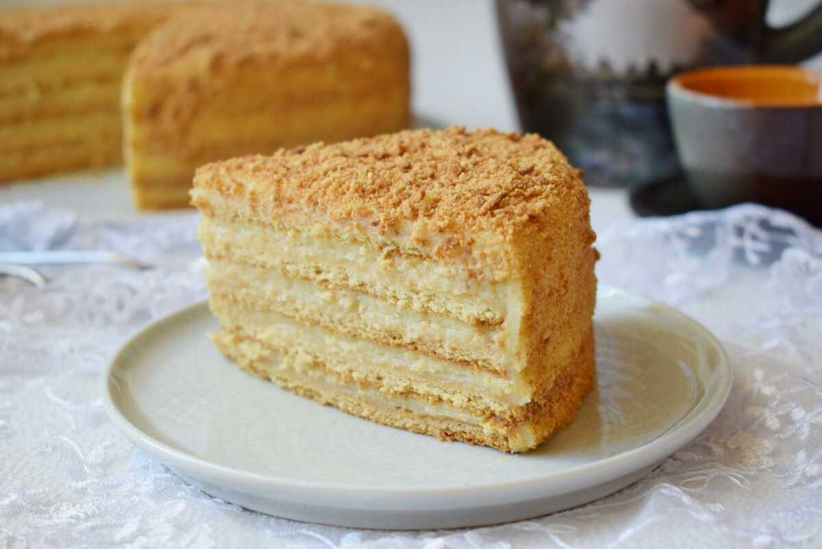 Медовик с кремом на желатине
