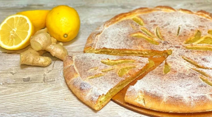 пирог с лимоном и имбирем