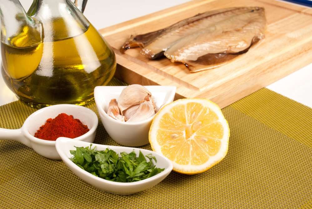 Малосольная скумбрия с лимоном