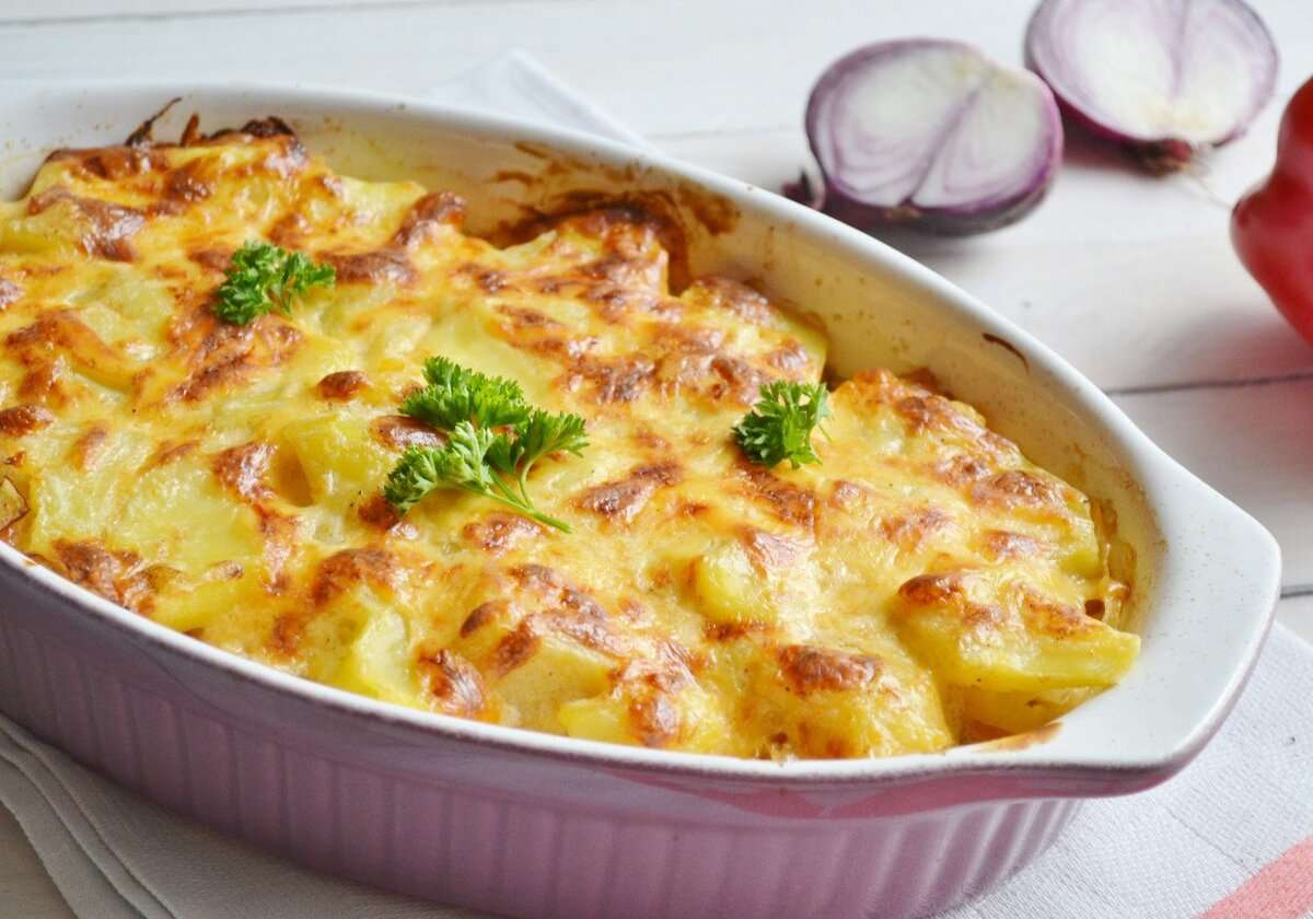 Запеканка из картофеля и мяса