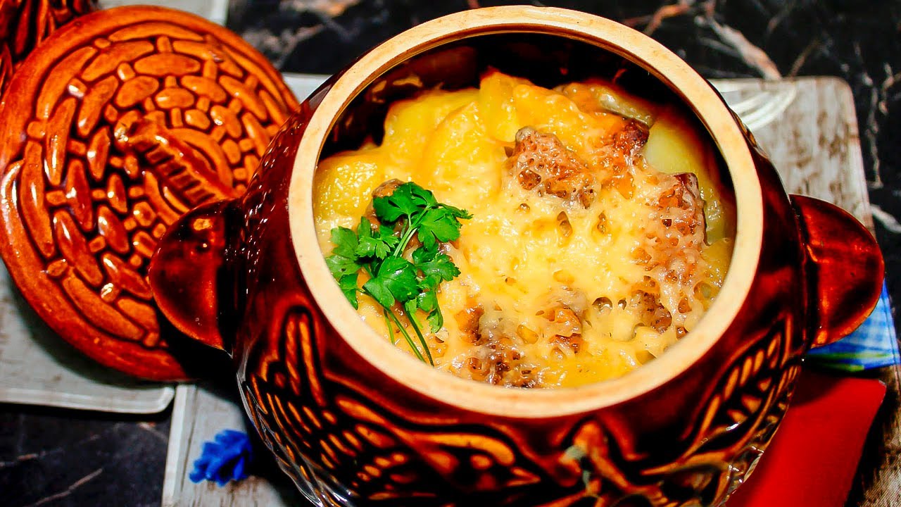 Свинина в горшочках - Жаркое с мясом в горшочках - традиционное блюдо русской кухни!