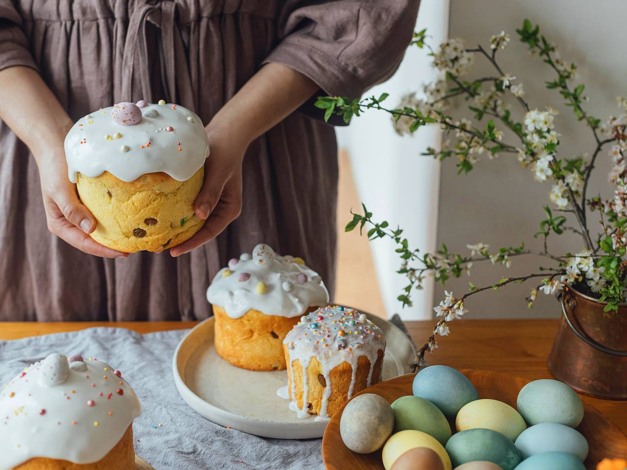 Пасха с изюмом