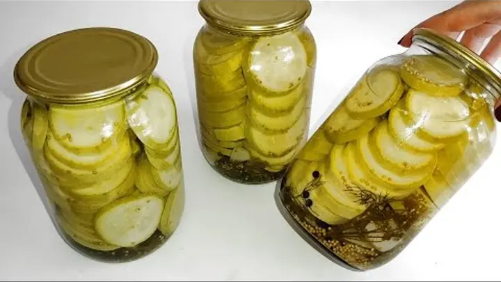 Маринованные кабачки в банках
