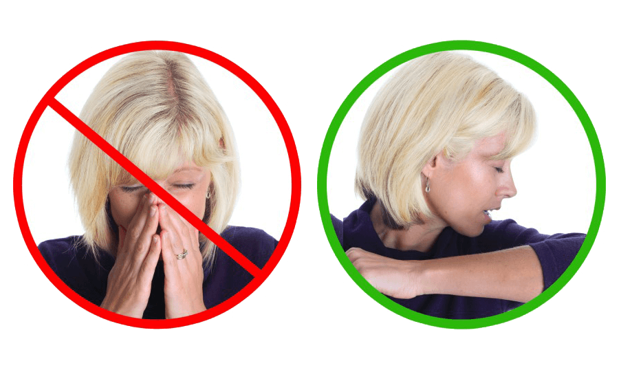 Респираторный этикет - как правильно чихать