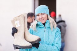 Забег в валенках