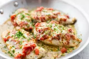 курица с сыром и беконом 