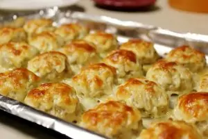 Мясные шарики в духовке