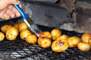 картофель на гриле
