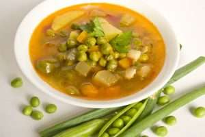 Классический овощной суп без мяса и масла