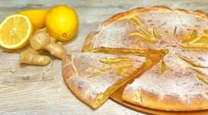  пирог с лимоном и имбирем
