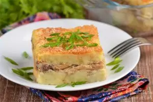 Запеканка с рыбой