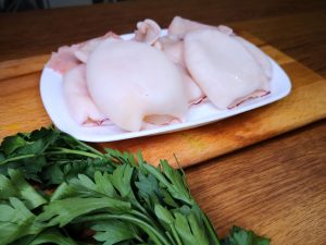Салат из кальмаров