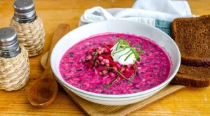 Холодник с маринованными огурцами