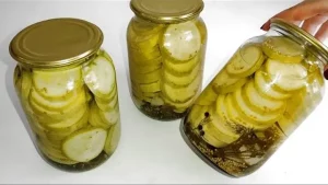 Маринованные кабачки в банках