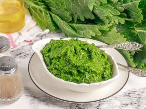 Паста из листьев хрена 